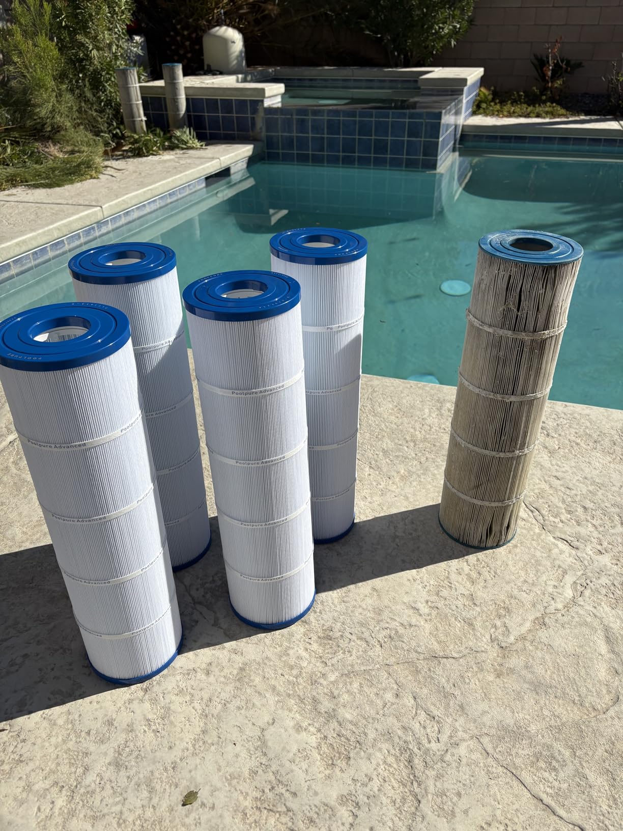 POOLPURE CCP420 Pool Filters Replaces Pentair Clean and Clear Plus 420, R173576, PCC105, 178584, Ultral-A6, Unicel C-7471, 817-0106, Filbur FC-1977, 570-0425-07, 4X105 sq.ft. Cartridge customer photo 1