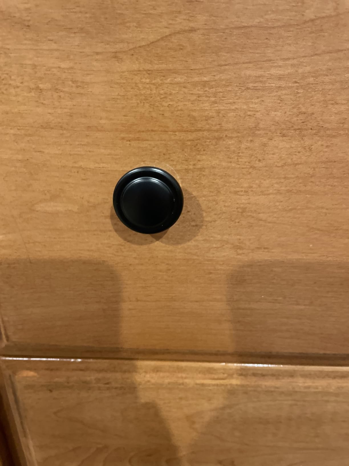 Ravinte Matte Black Round Cabinet Knobs, Zinc Pulls, 1-1/4 Inch, 30 Pack | Solid Zinc Alloy, Single Hole, Screws Included, Drawer Pulls, Kitchen Cabinet Hardware customer photo 1