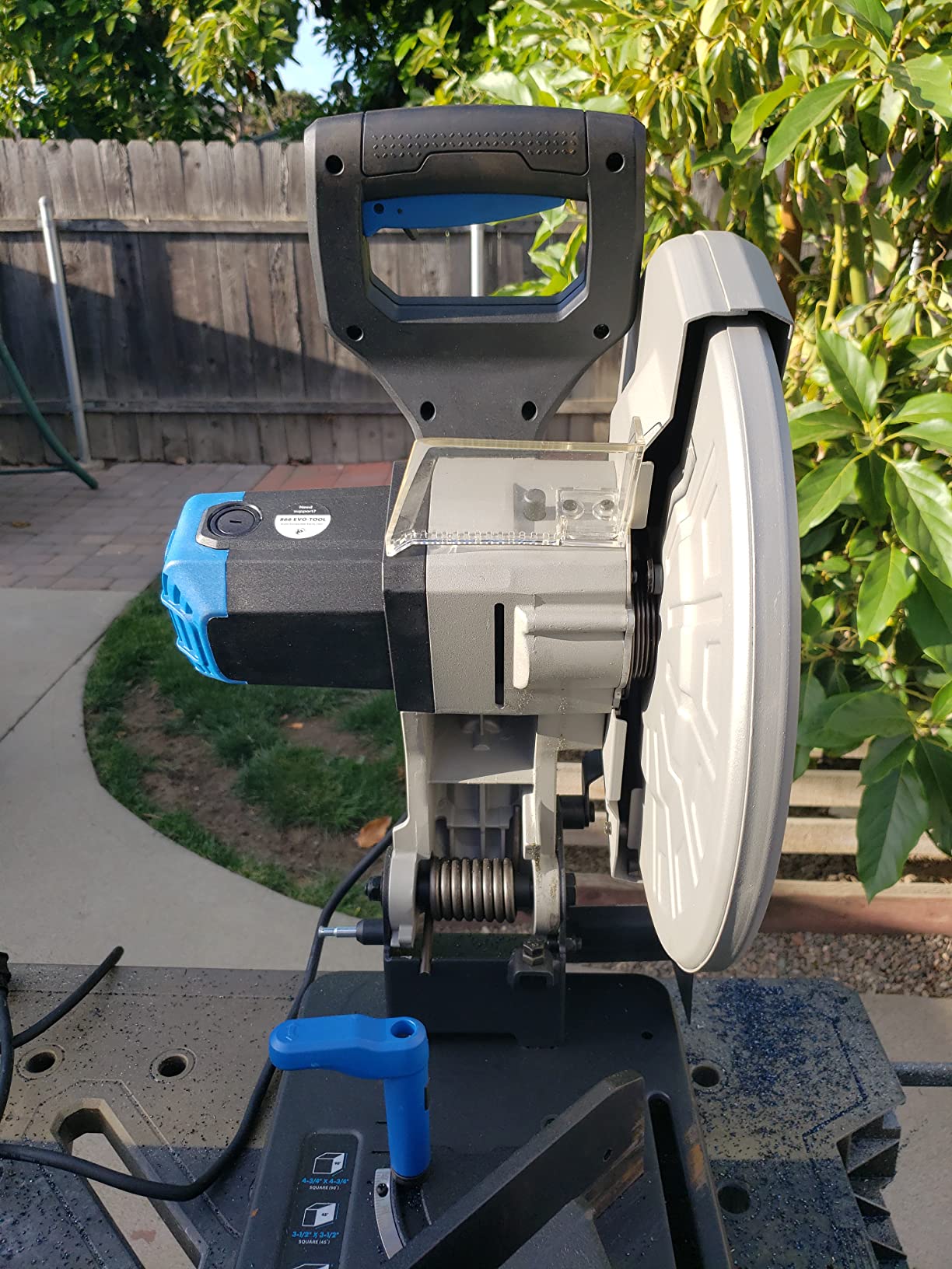 Evolution S355CPSL Heavy Duty 14 Inch Metal Cutting Chop Saw W/ 14 Inch Carbide-Tipped Blade | Dry Cut | Miter 45 Deg customer photo 2