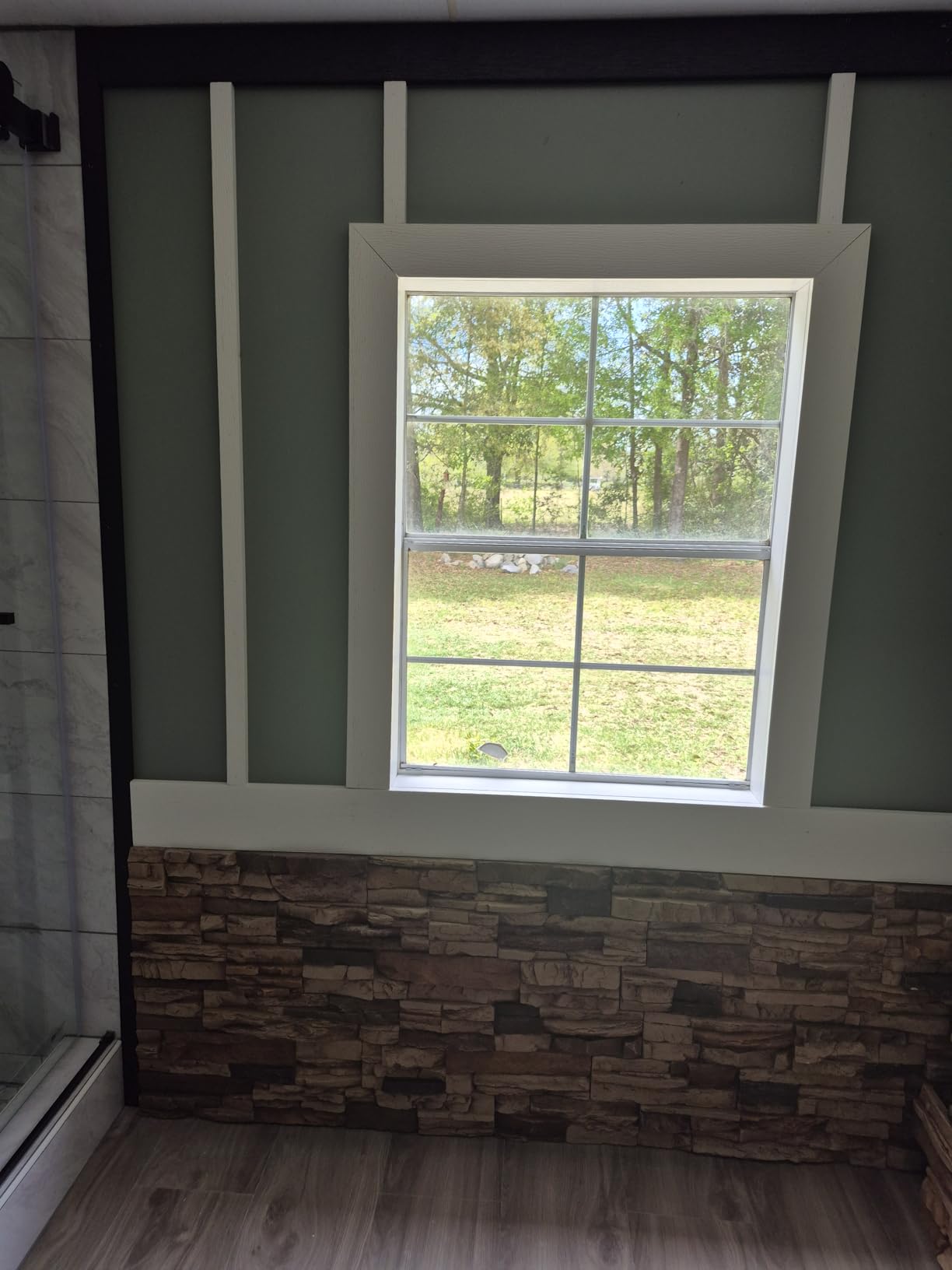AZ Faux High-Density Polyurethane Faux Stone Wall Covering Panels for Interior and Exterior Decor | Stacked Stone Siding | Sedona | 48''L x 24''H x 2''D | 3-Panels | Cognac Brown customer photo 2