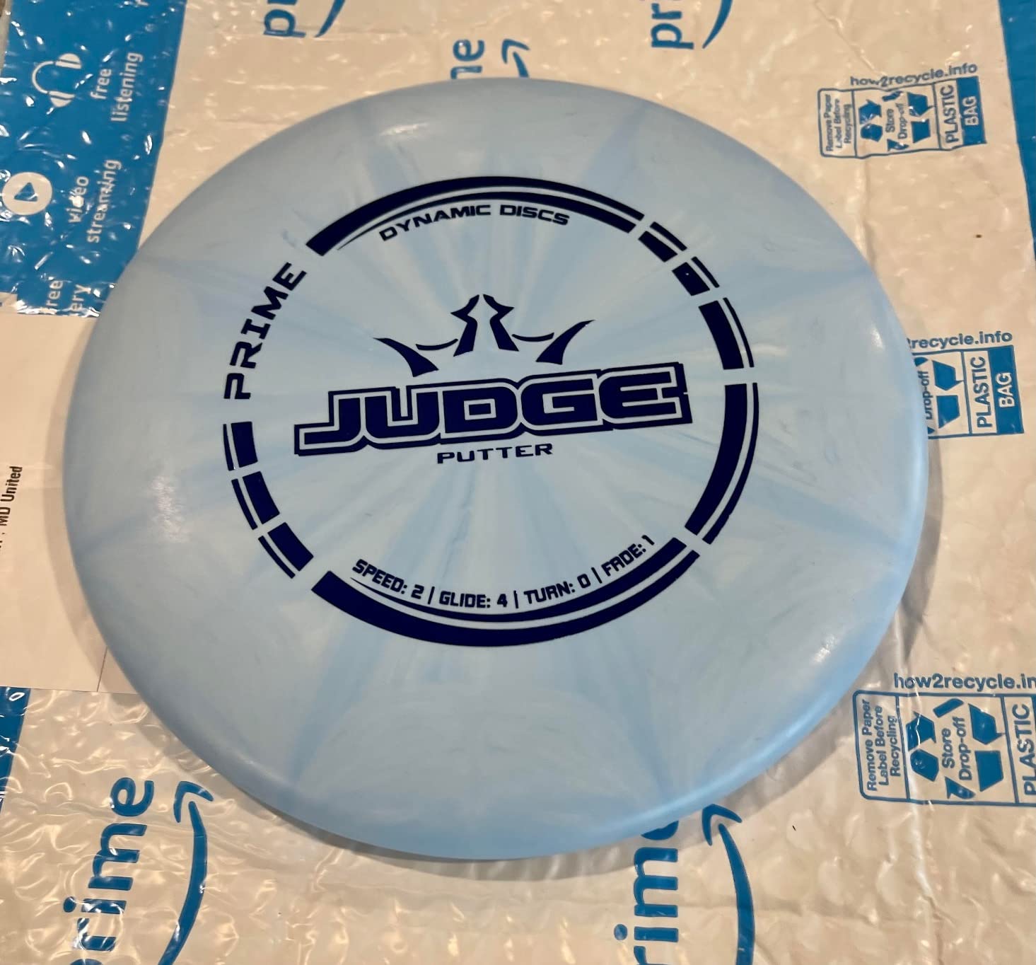 Dynamic Discs Prime Burst Judge Disc Golf Putter, 170g Plus, Beaded Throwing Frisbee Golf Putter, Stable Disc Golf Flight customer photo 2