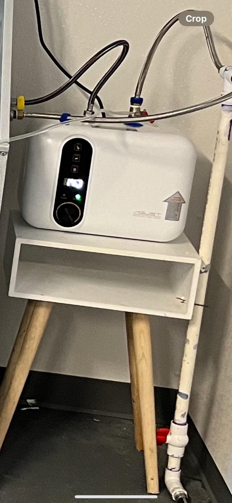 110V-120V 1.5Kw Instant Electric Hot Water Heater Under Kitchen Small Tank 2.5-3.0 Gallon Storage,RV Trailer Instant Counter Compact Point-of-Use,2 PCs 16