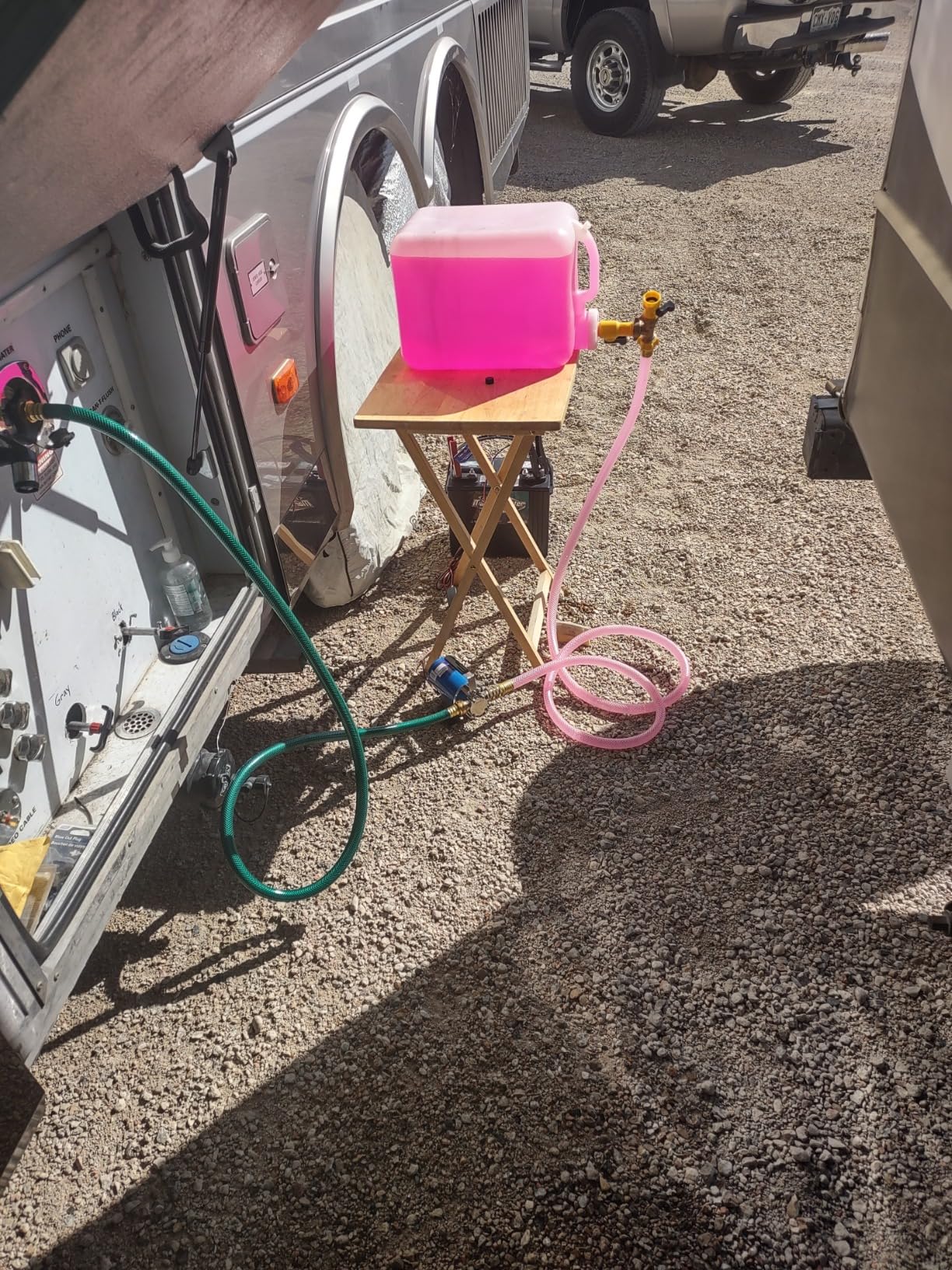 TecHome 12V Water Transfer Pump Water Pump Portable Electric Utility Pump, 1/10HP 330GPH, with ON/OFF Switch and Suction Hose Kit customer photo 1
