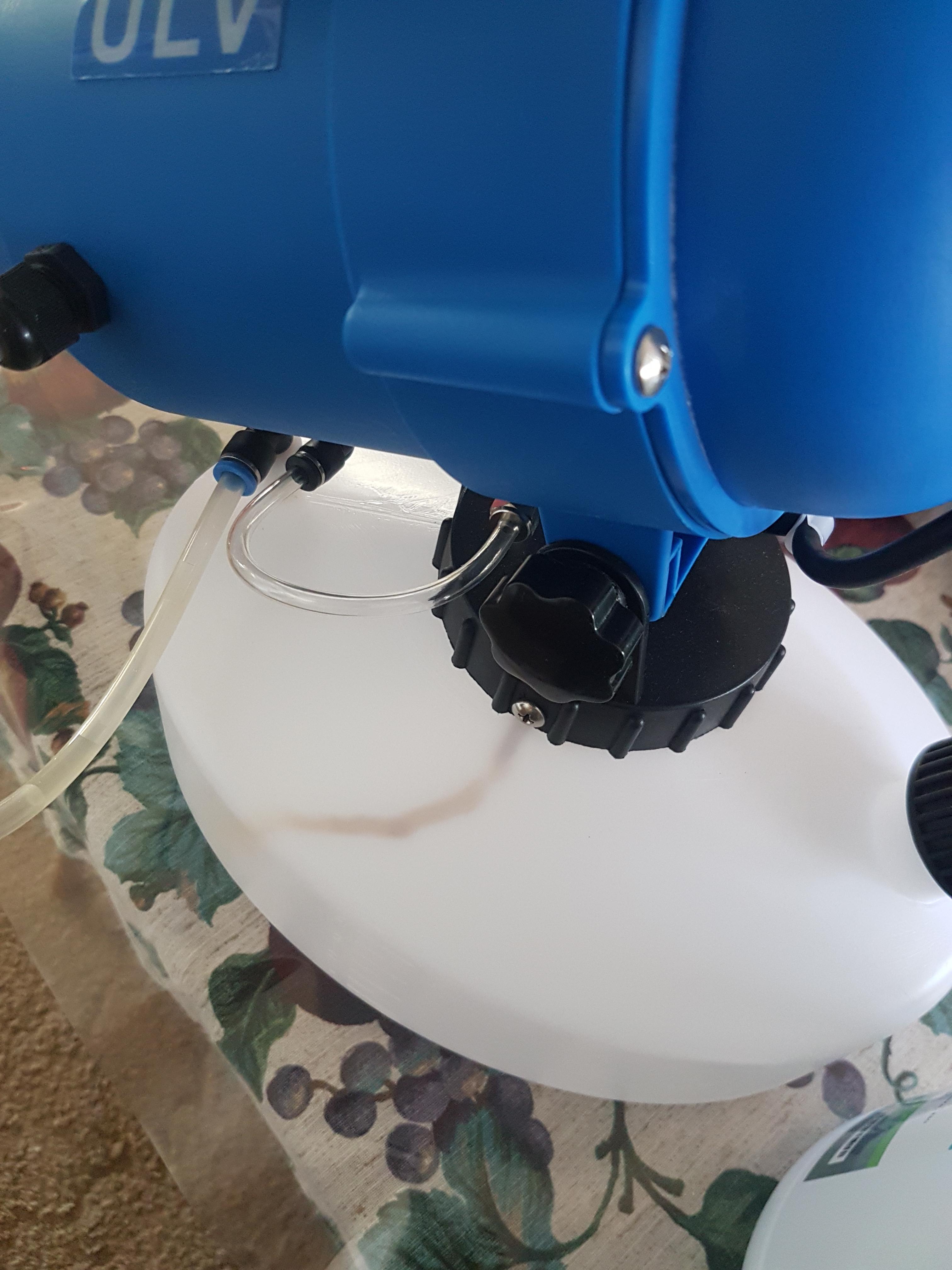 Electric ULV Portable Fogger Sprayer Machine 4.5L (1.2 Gallon) Cold Fogger Machine Spraying Distance 30ft for Home, Hotel, Church, School, Yard customer photo 2