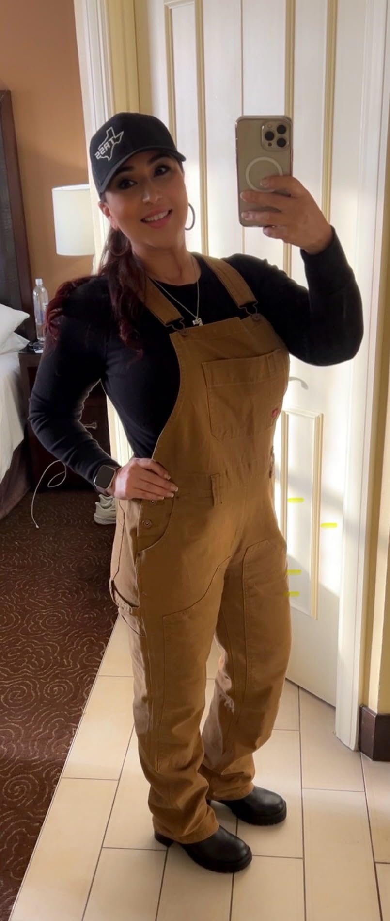 Dickies Women's Double Front Bib Overall customer photo 2