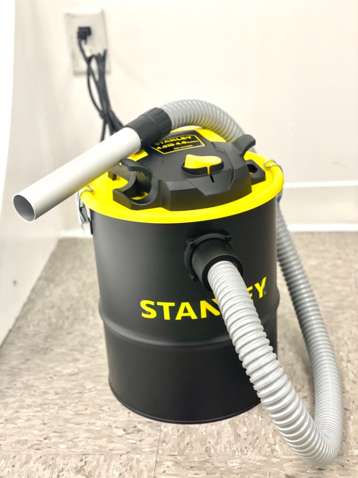 STANLEY Ash Vacuum Cleaner, Portable 4 Gallon Capacity Ash Vac Canister, Powerful 4 Peak HP Horsepower Motor, Ideal for Pellet Stoves, BBQ Grills, Wood Stoves, Fireplaces, Fire Pits, SL-18184 customer photo 1