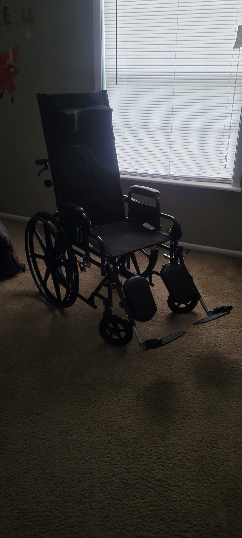 Medline Reclining Wheelchair, 18