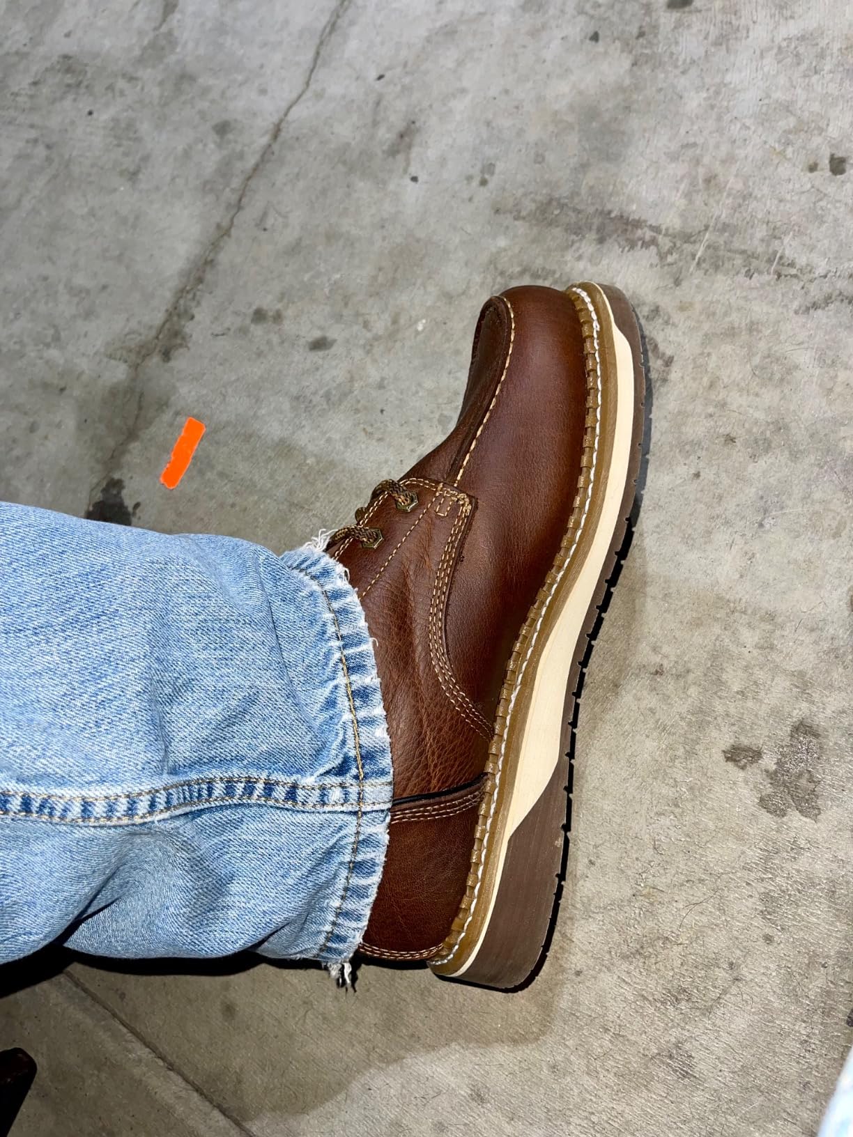 Georgia Boot AMP LT Wedge Waterproof Moc-Toe Work Boot customer photo 2