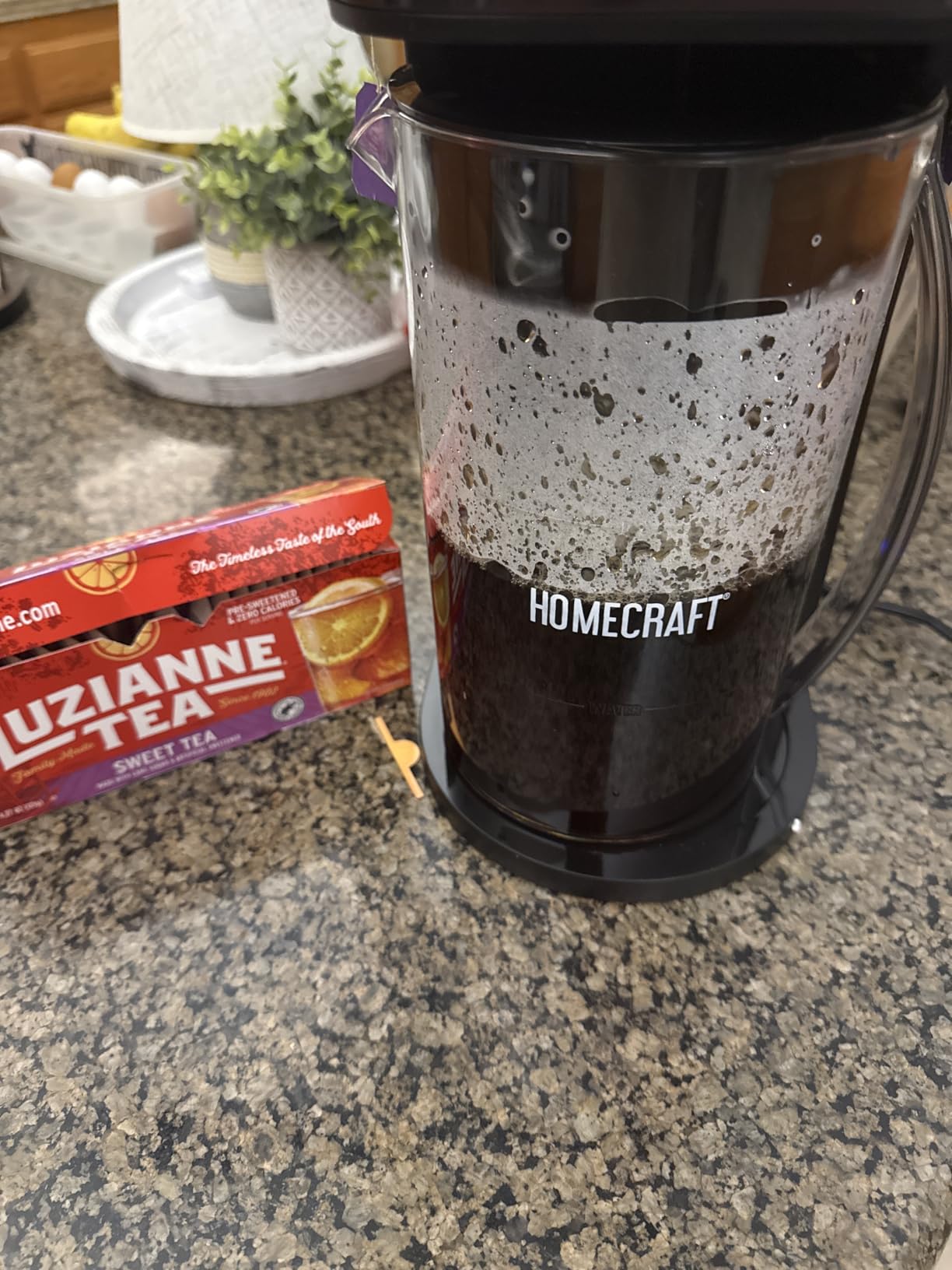 Homecraft 3-Quart Iced Coffee and Tea Maker with Filter Basket, Flavor Enhancer, Adjustable Brew Strength, Black customer photo 1