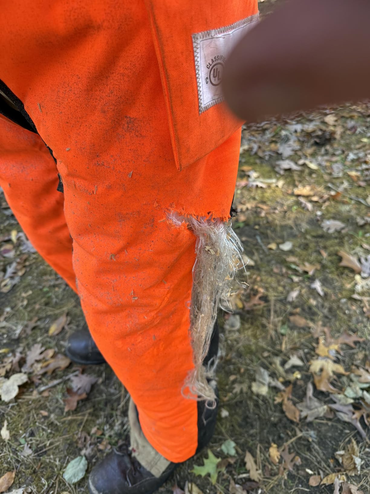Chainsaw Chaps Apron 8-Layer Wrap for Men/Women Loggers Forest Workers Protective Chain Saw Pants Adjustable customer photo 2