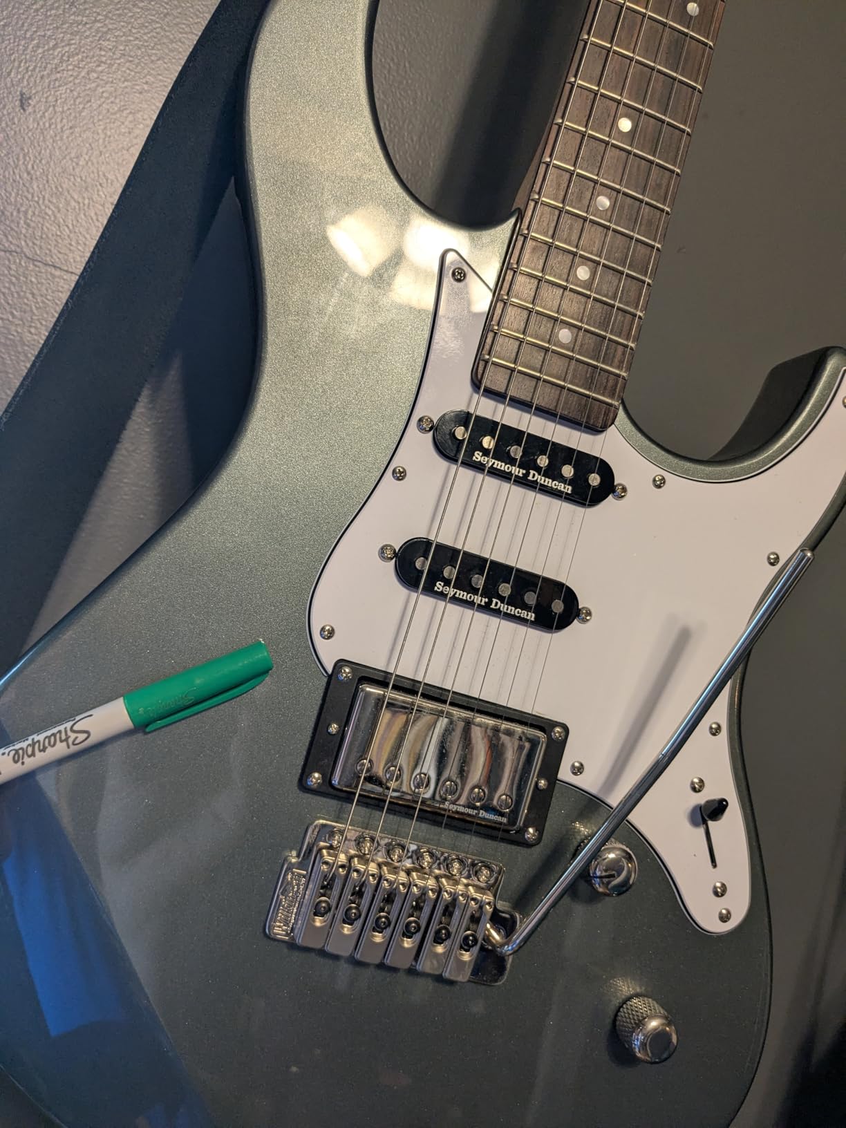 Yamaha Pacifica PAC612VIIX Electric Guitar; Teal Green Metallic customer photo 1