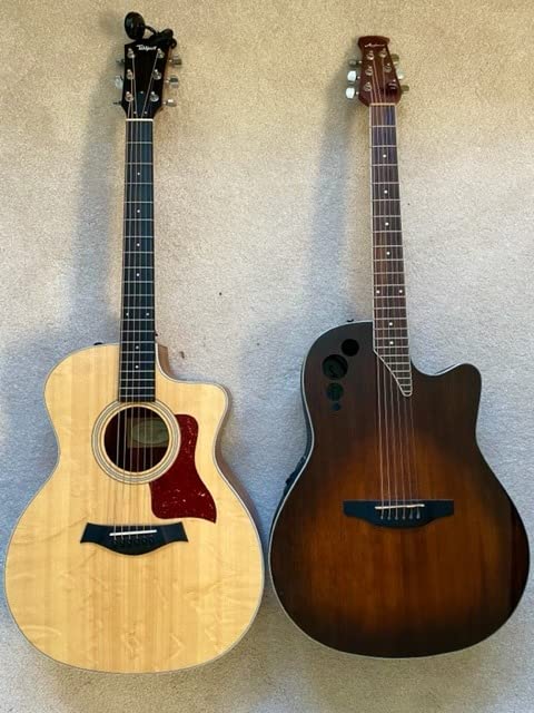 Ovation Elite AE44-7S Electro-Acoustic Guitar Retro Medium Body Depth Cutaway Satin Varnish customer photo 1