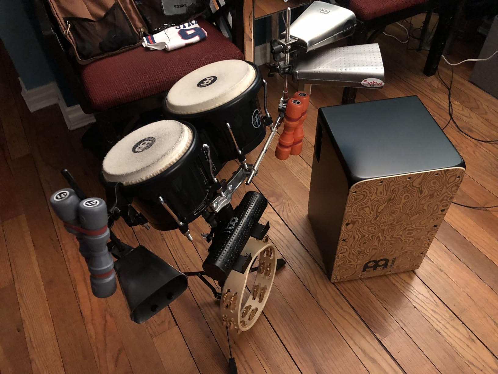 Pickup String Cajon Box Drum with Electronics for Amp or PA System and Snare Effect - NOT MADE IN CHINA - Baltic Birch customer photo 2
