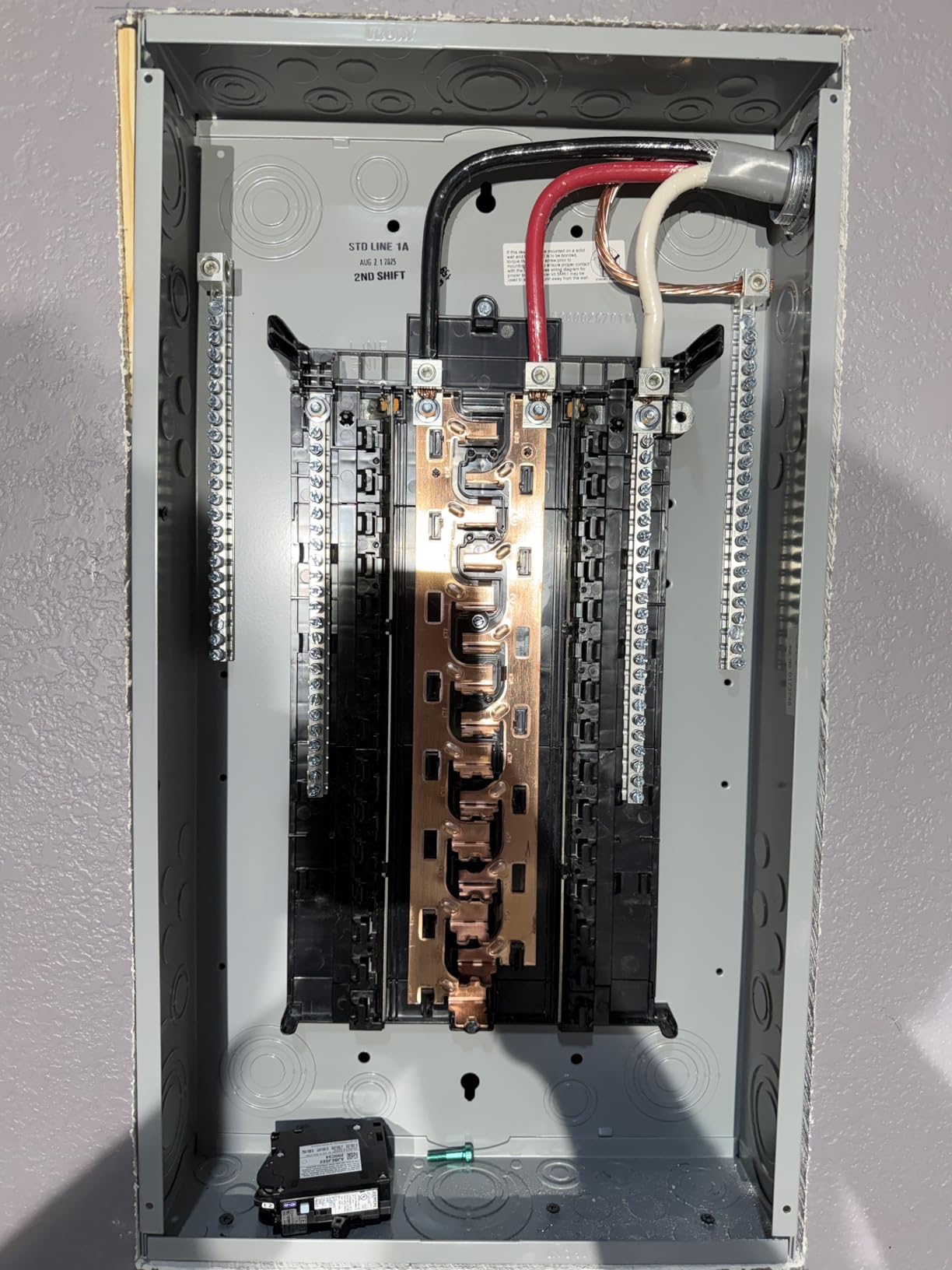 PN Series 125 Amp 30-Space 48-Circuit Main Lug Plug-On Neutral Load Center Indoor with Copper Bus customer photo 1