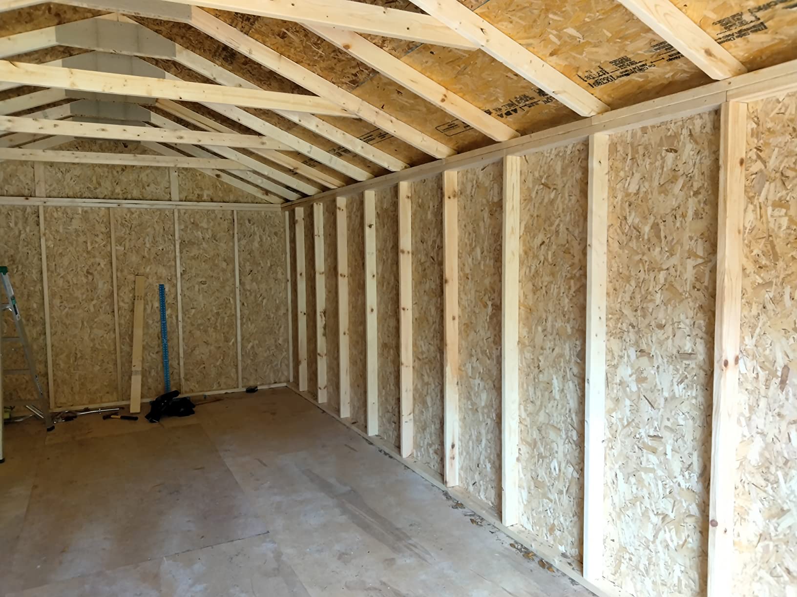 Handy Home Products Astoria 12x20 Do-It-Yourself Wooden Storage Shed - Does not Include Floor kit, Paint, or Roofing Shingles customer photo 1