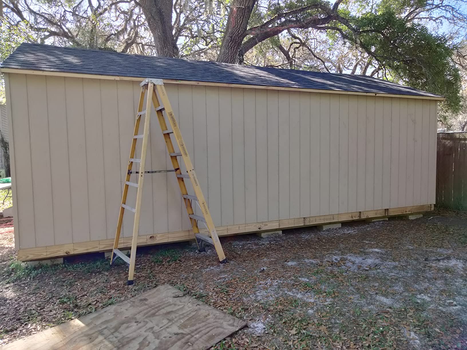 Handy Home Products Astoria 12x20 Do-It-Yourself Wooden Storage Shed - Does not Include Floor kit, Paint, or Roofing Shingles customer photo 2