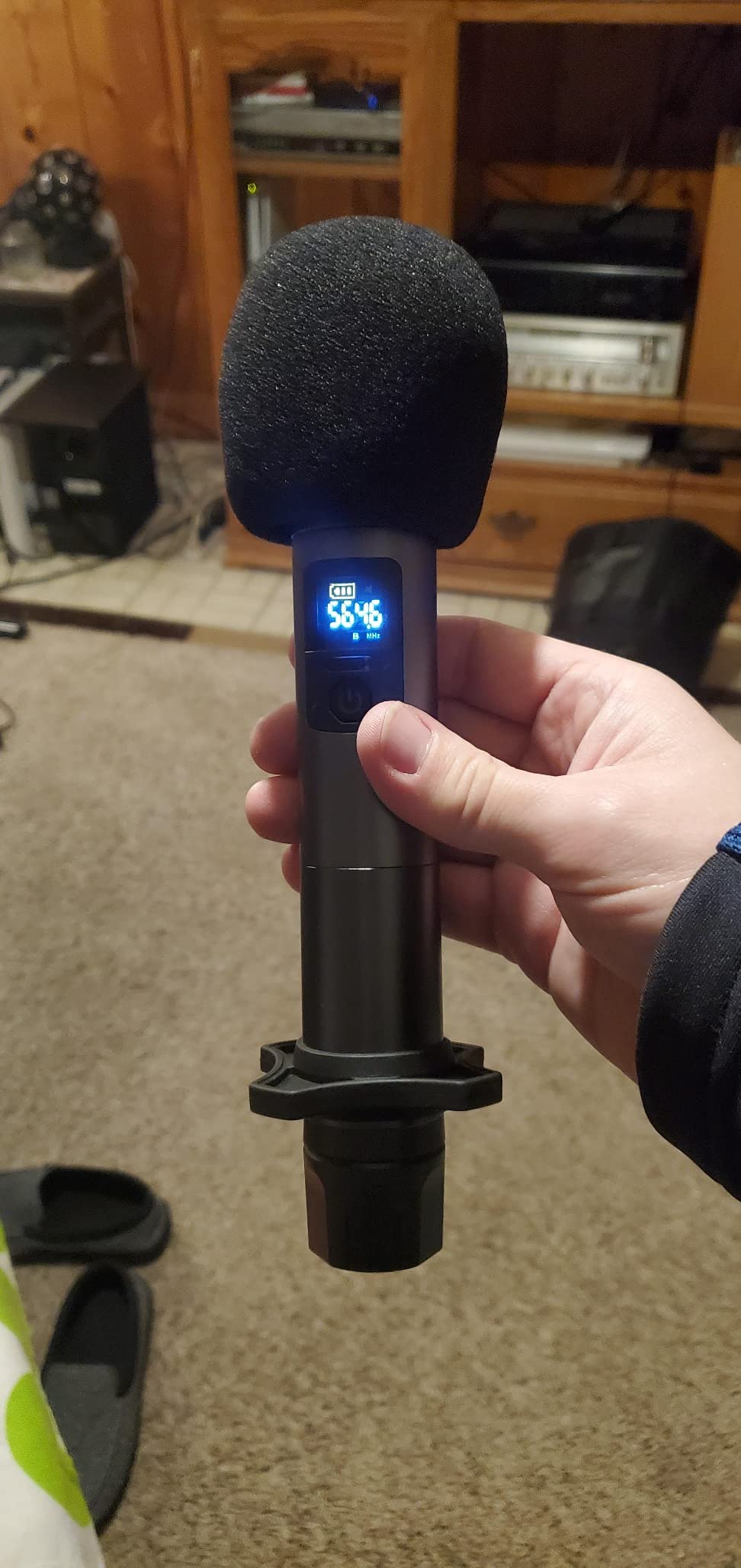 Phenyx Pro Wireless Microphone System, Metal Wireless Mic Set w/Handheld/Bodypack/Headset/Lapel Mics, 2 x 30 UHF Frequencies, 200 ft Range, Cordless Mic for Singing, Karaoke, Church (PTU-52-1H1B) customer photo 2
