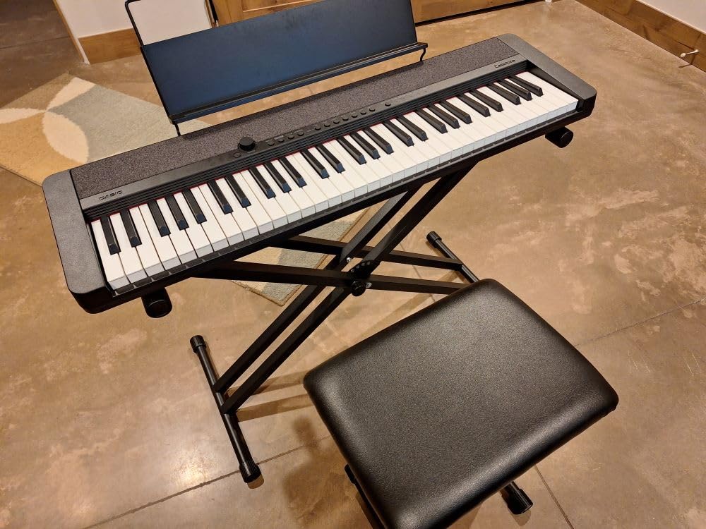 Casiotone CT-S1 - 61-Key Touch-Sensitive Retro Keyboard | Sleek, Portable Design for Beginners to Pros | Stereo Grand Piano + 60 AiX Tones | USB-MIDI Connectivity | Red customer photo 1