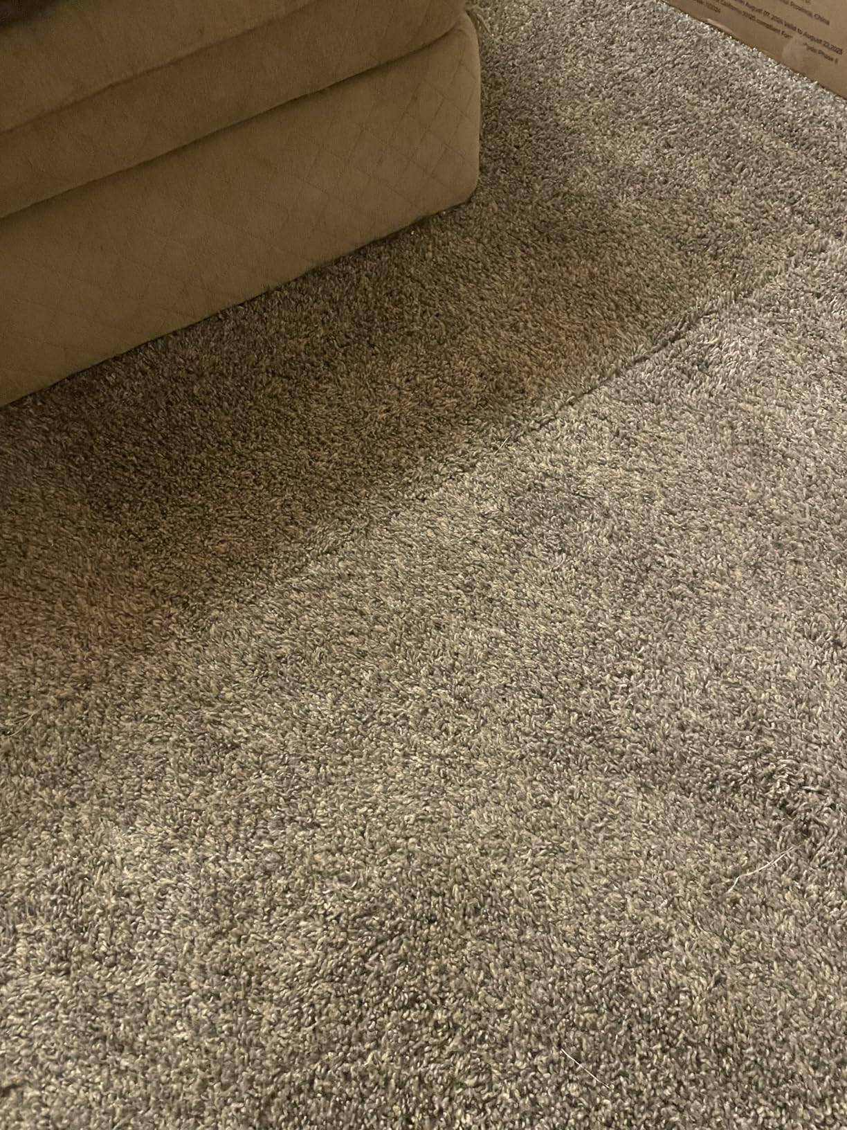 Eclipse Peel and Stick Carpet Tiles w/Attached Cushion, Easy DIY Install, Soft Residential Carpet, American Made, Seamless Appearance, Plush, Great for Area Rug (10 Tiles - 22.5 Square Feet, Sunset) customer photo 1