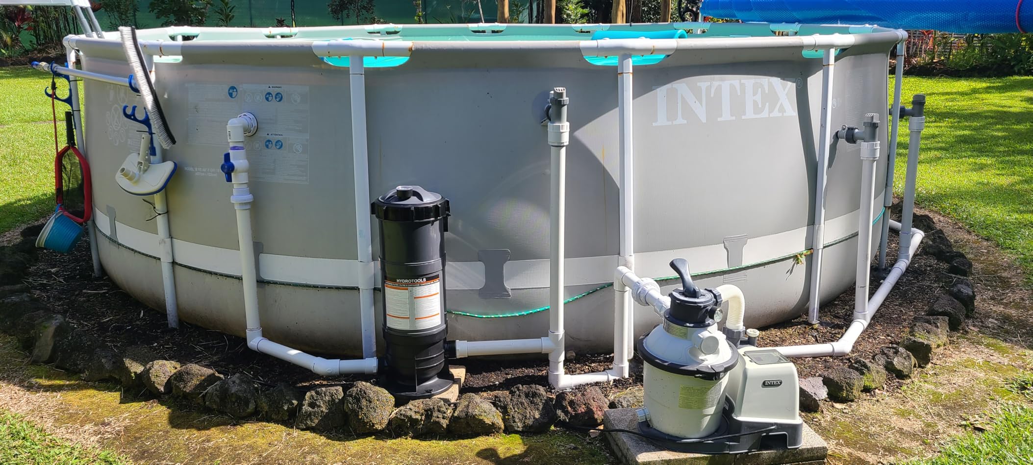 Swimline HYDROTOOLS Above-Ground Pool Cartridge Tank & Replacement Filter Element - 50 Sq. Ft. High-Performance Filtration, Sure-Flo Pro System customer photo 2