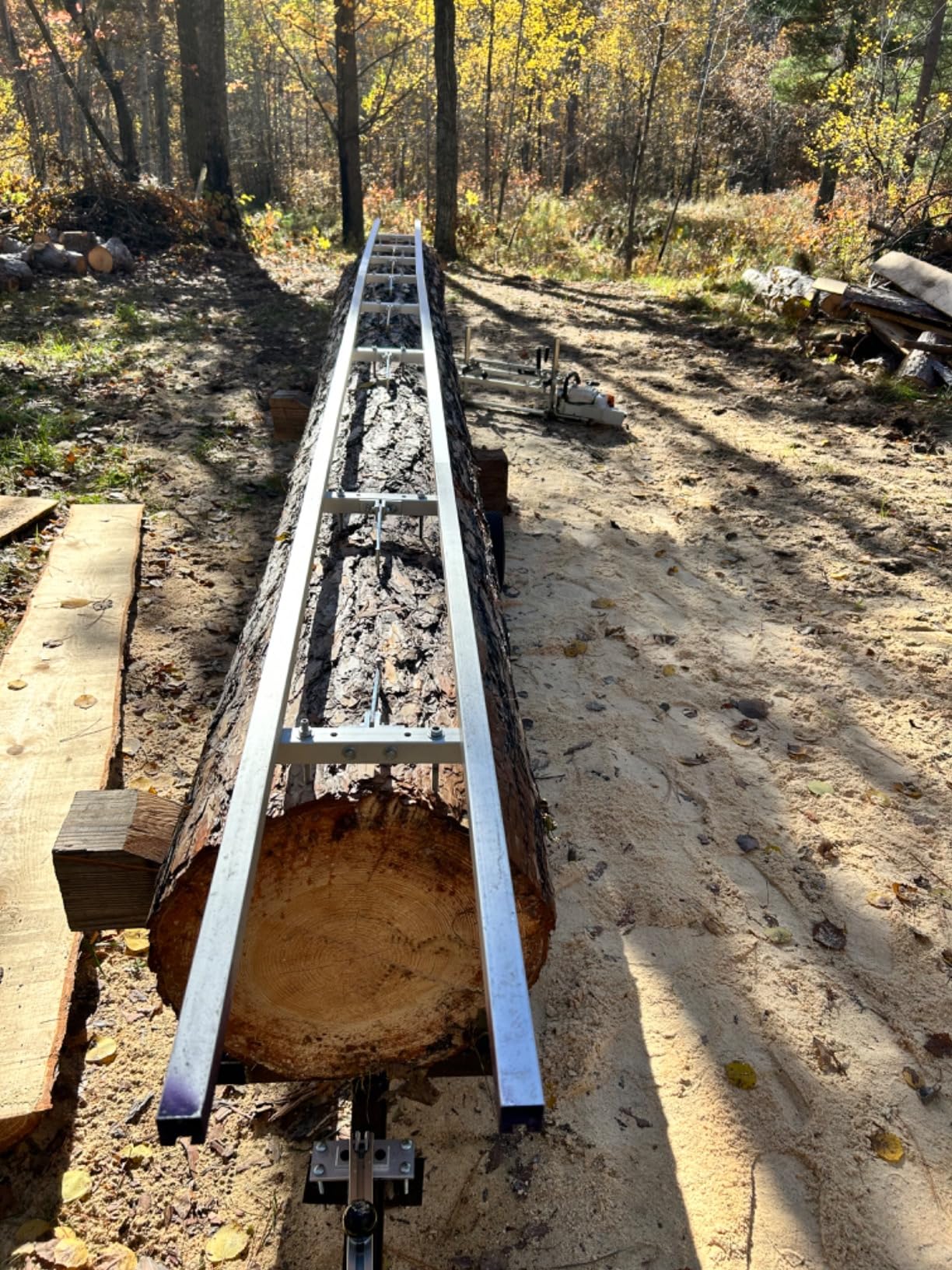 Portable Chainsaw Mill 9FT Rail Mill Guide System customer photo 1