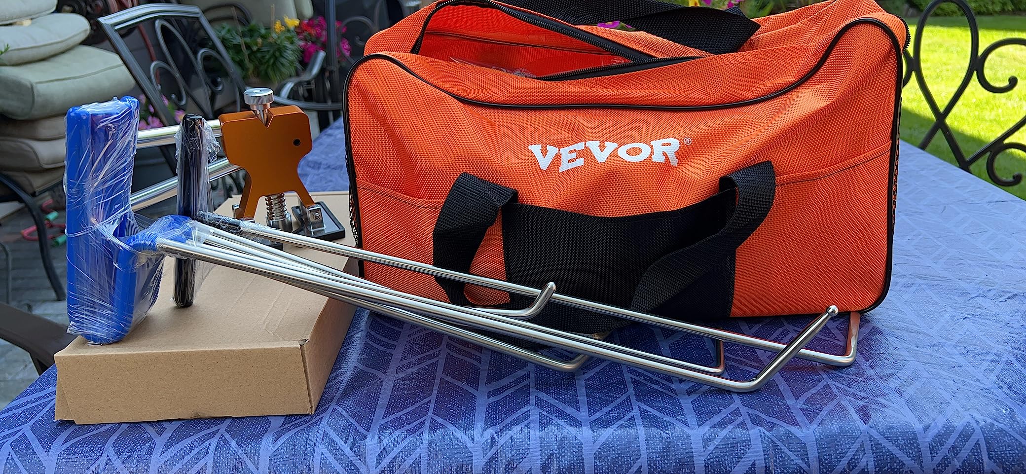 VEVOR Dent Puller Kit, 89 PCS Paintless Dent Repair Kit with Remover Tools, Golden Lifter & Glue Tabs for Car Dents, Door Ding Repair customer photo 1