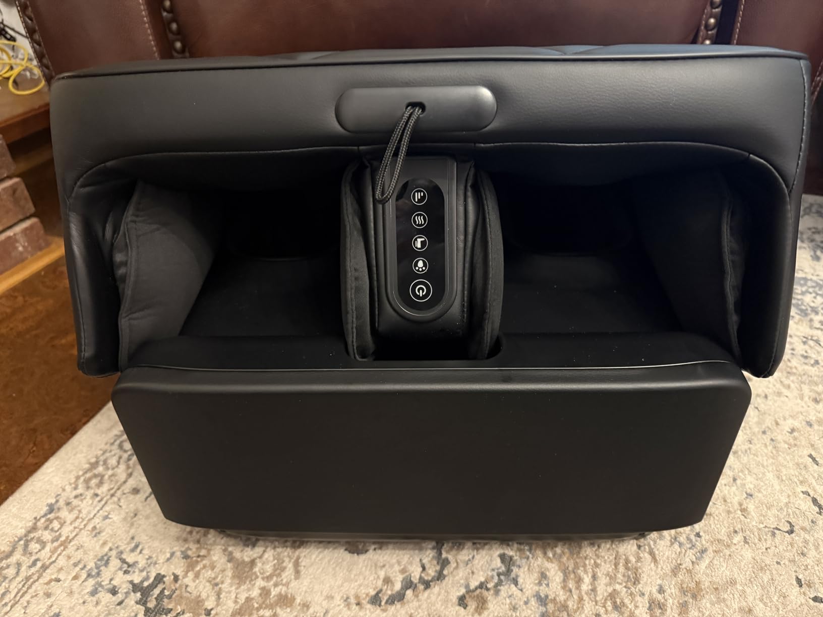 COMFIER 2 in 1 FSA Foot Massager Machine, HSA Shiatsu Foot and Calf Massager with Heat, Kneading, Vibration, Compression Massagers for Feet Health, Ankle & Leg Tired, Plantar Fasciitis, Gift for Men Women customer photo 1