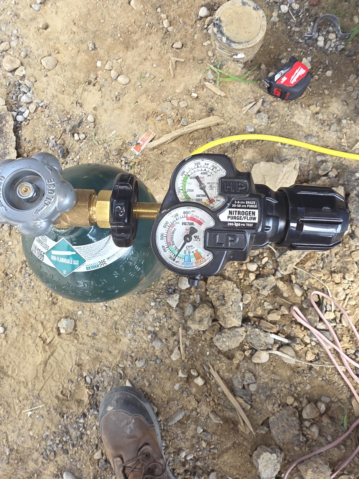 Victor Edge Series 2.0 Nitrogen Purge/Flow Module Gauge - Regulator Gauge, Model 0781-3652 customer photo 1