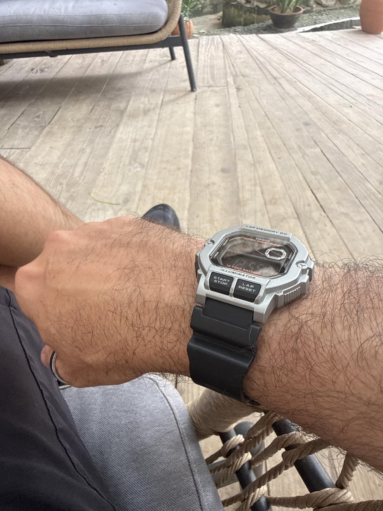 Casio WS1300H Series | Digital Watch | 100 Meter Water Resistance | LED Backlight | 1/100 SEC Stopwatch | Tide Graph | Coundtown Timer | LED Light | Multi Function Alarms | 10 Year Battery customer photo 1