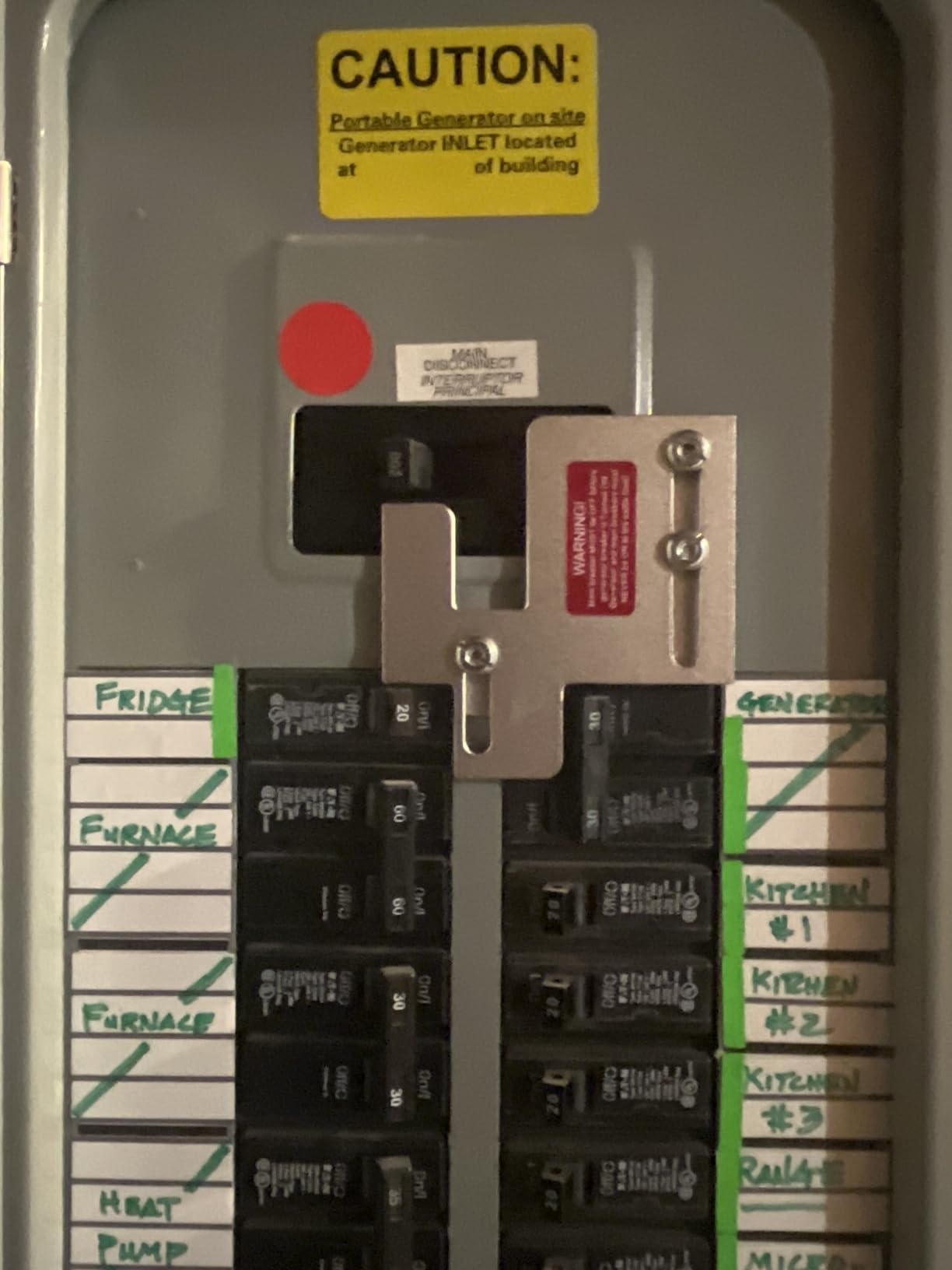 Generator Interlock Kit for Eaton Cutler Hammer BR SERIES 150&200amp Panels | Generator Horizontal Electrical Interlock Kit, 1 1/4-1 7/16 inches Spacing Between Main and Branch Breaker customer photo 2