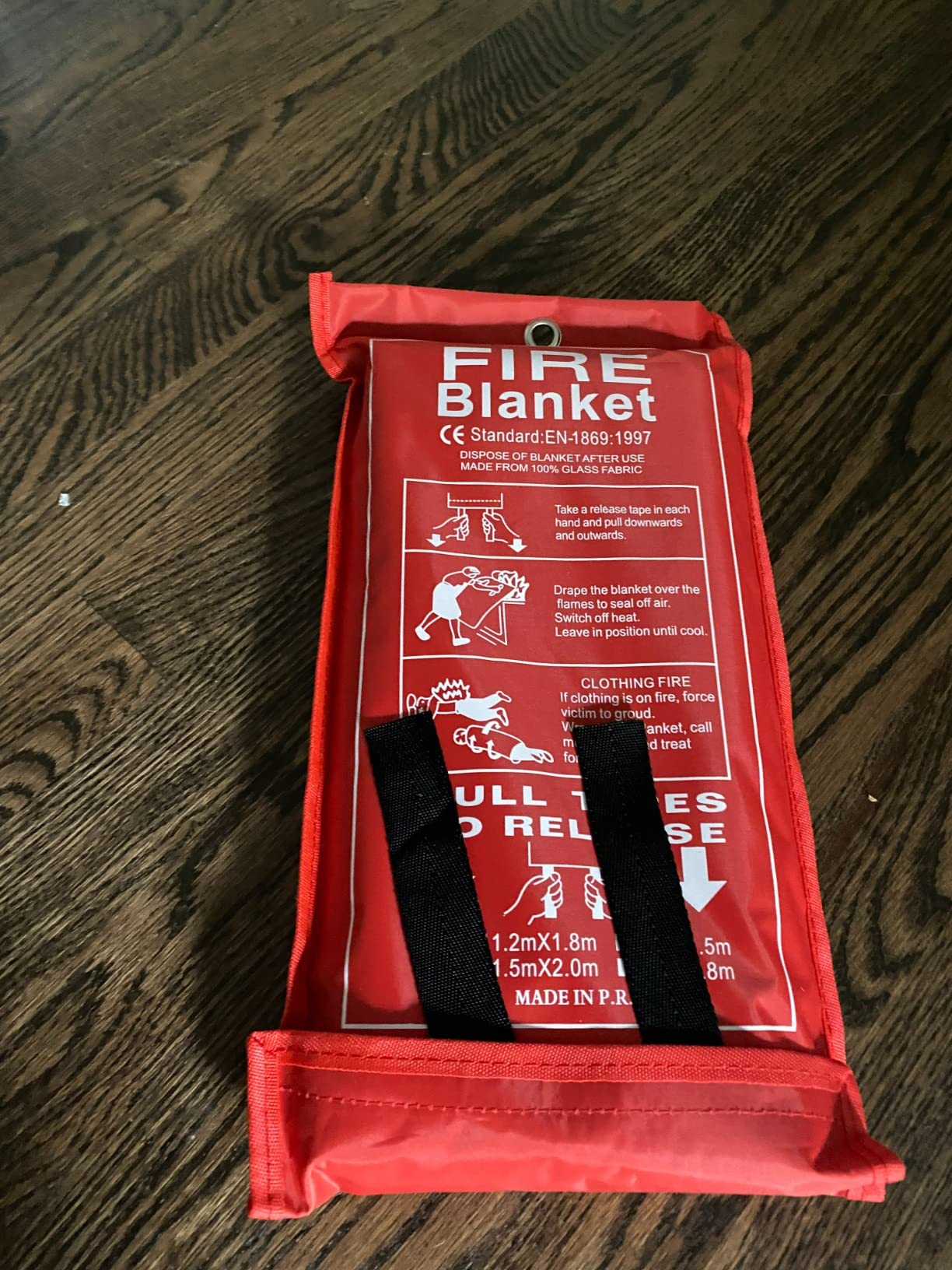 FLASLD Large Fire Blanket for Home and Kitchen, 6 ft x 8 ft Fiberglass Welding Blanket Emergency for People, Flame Retardant Protection and Heat Insulation customer photo 1