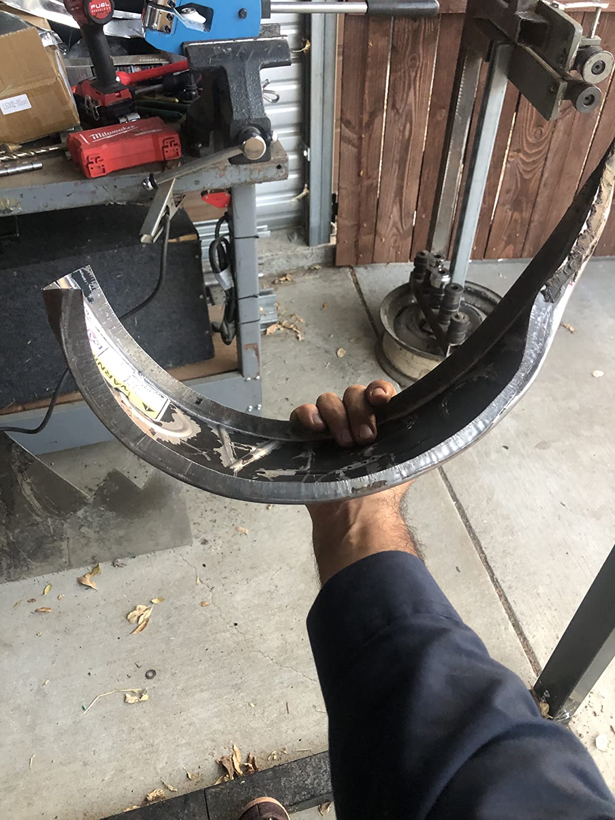 Metal Shrinker and Stretcher 2-IN-1 90mm Throat 18 Gauge Mild Steel 16 Gauge Aluminum Sheet Metal Bender customer photo 1