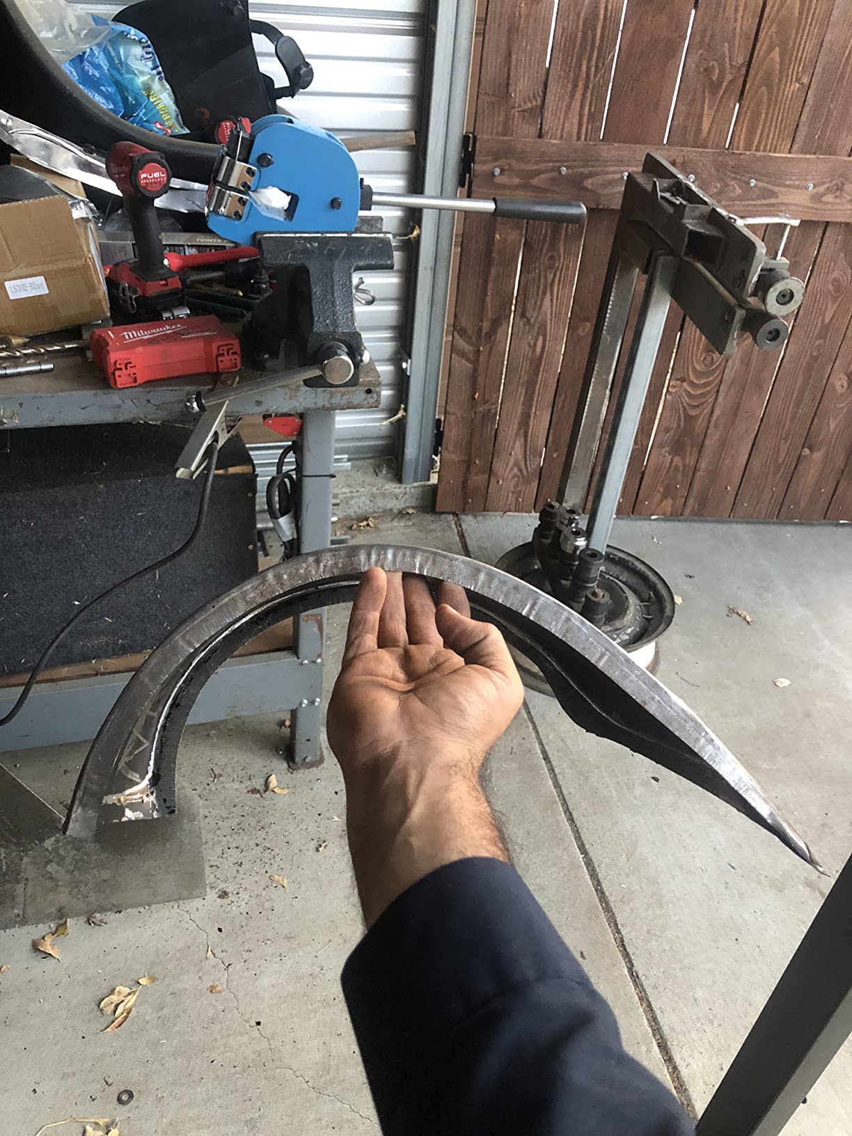 Metal Shrinker and Stretcher 2-IN-1 90mm Throat 18 Gauge Mild Steel 16 Gauge Aluminum Sheet Metal Bender customer photo 2