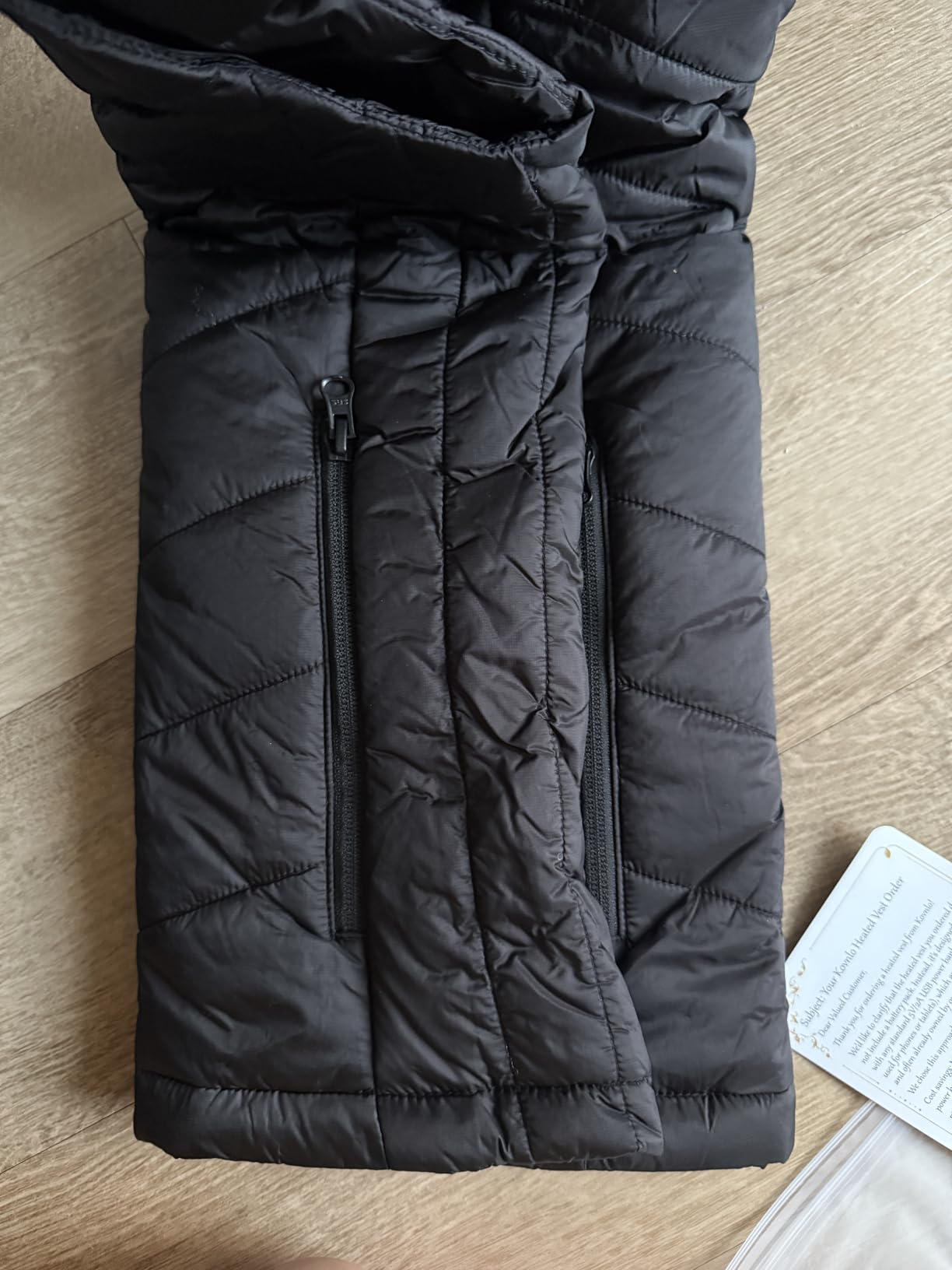 KOVNLO Heated Vest Women, Smart Controller With Lights-out, Electric Warming Heated Jackets customer photo 1