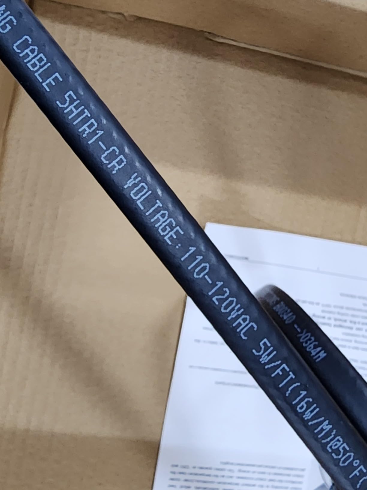 HEATIT PLSR1 100ft 120V Self-Regulating Heating Cable, Commercial Grade | Industrial & commercial grade, heavy duty, wet or dry, 10ft cold lead, 12-year warranty, long-term use design customer photo 2