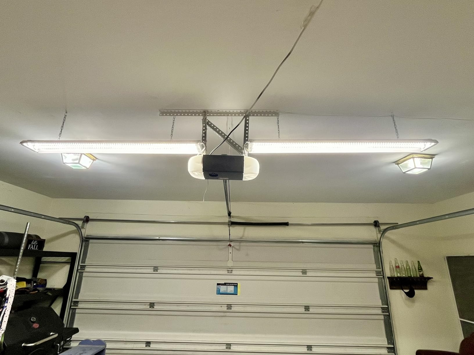 hykolity 4FT LED Wraparound Light with 3 Wattages / 3CCT 55-75W 3000-5000K, 4 Foot LED Wrap Light Fixture, Hardwired, Flush Mount (Amazon's Choice) customer photo 2