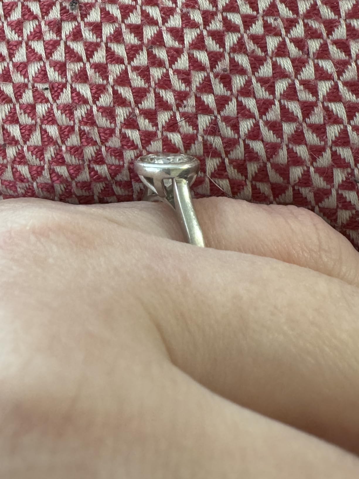 Moissanite Engagement Rings for Women, S925 Sterling Silver, Promise Rings customer photo 1