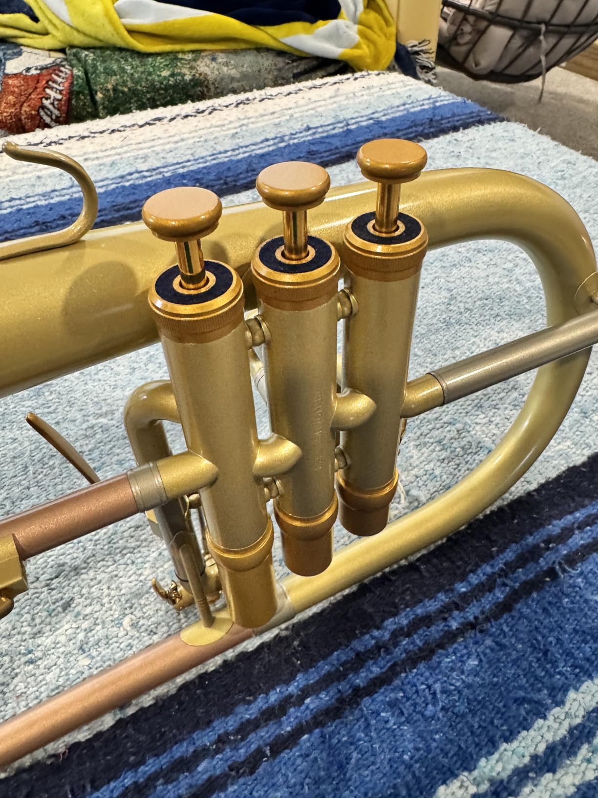 Flugelhorns Brass Bell Bow High Gloss Finish (AFH-8355) customer photo 1