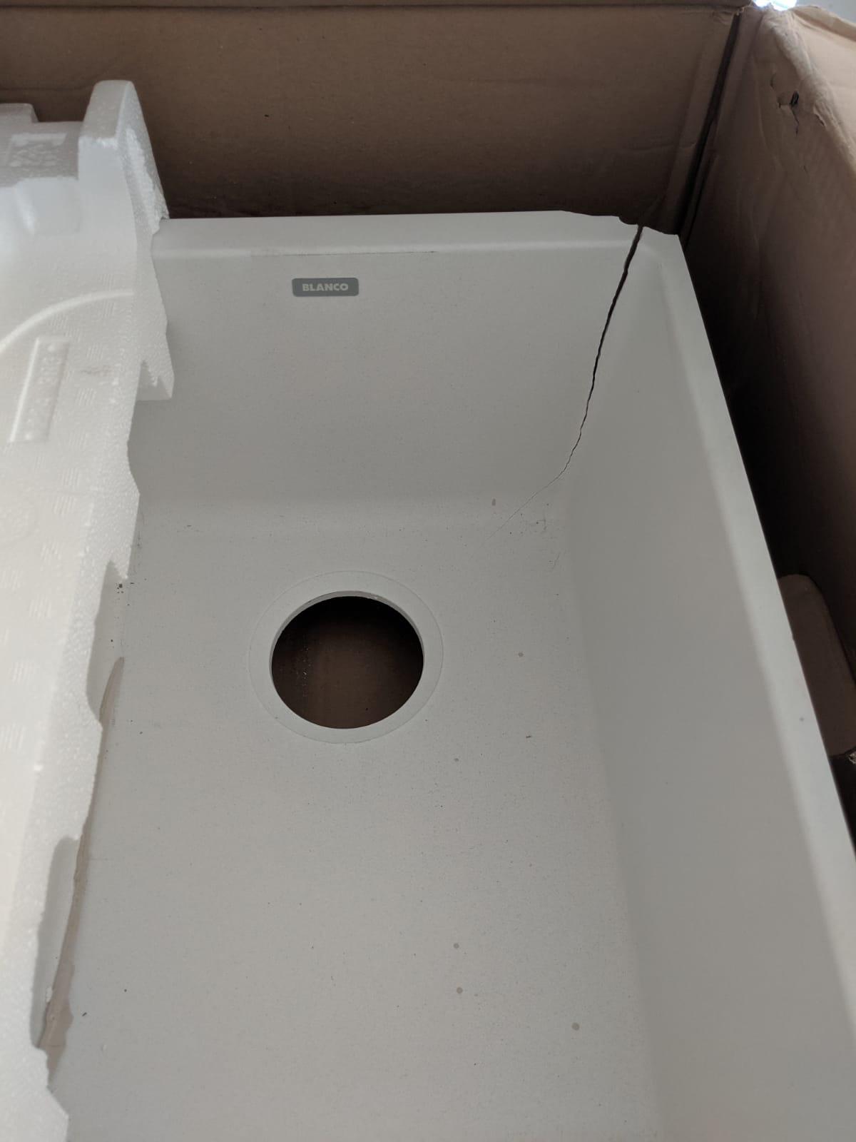 BLANCO 527404 Precis Bar/Prep Sink - Soft White | Granite composite, Undermount Installation, Easy-to-Clean customer photo 1