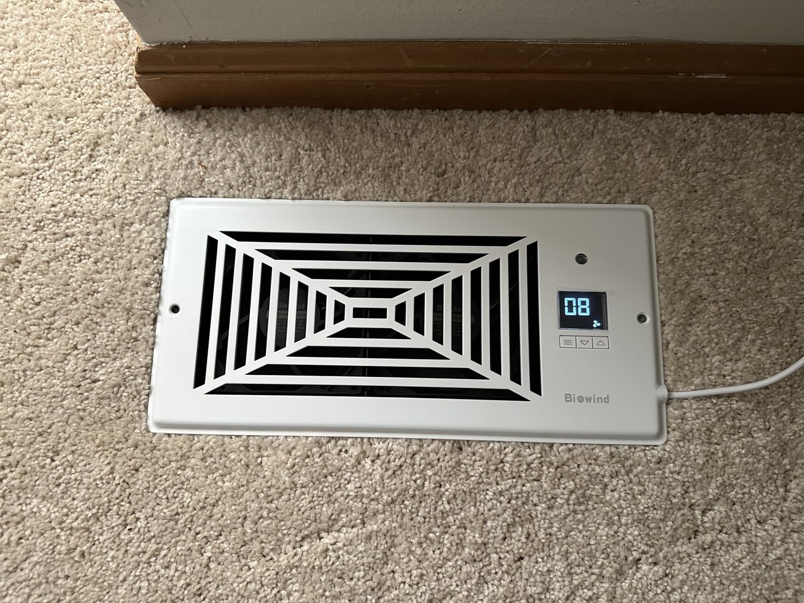 BIOWIND Quiet Register Booster Fan Fits 4
