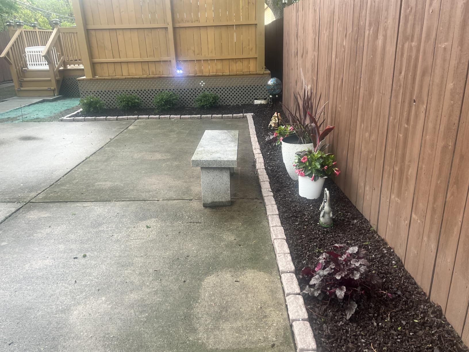 DIY Dig-Free Polyrock Landscape Edging Start Brick - First Piece to Begin Your Landscaping Edging Project (1 Pc, Cobblestone) - Connects to Other Beuta Bricks customer photo 1