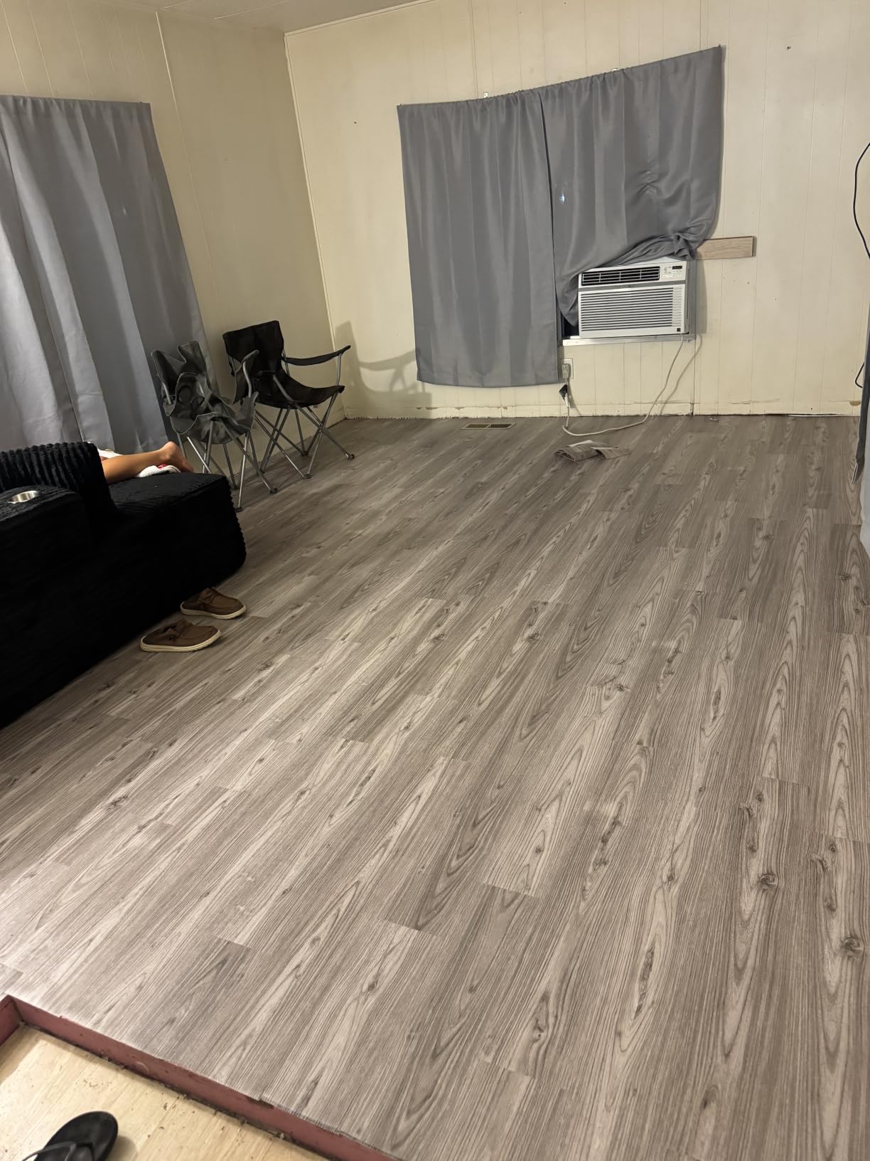Lareko 54 Sq.Ft, Peel and Stick Floor Tile, Waterproof Vinyl Plank Flooring | 36 Pack Self-Adhesive Laminate Vinyl Tiles, Realistic Wood Grain for DIY Bathroom, Laundry Room & Rental Upgrades customer photo 1