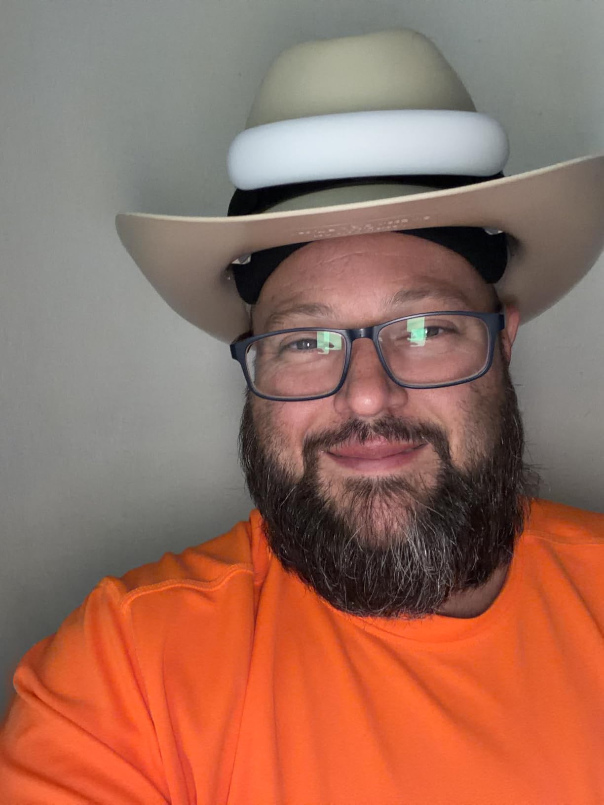 Jackson Safety Full Brim Cowboy Hard Hat, ANSI Z89.1 Type 1 & OSHA customer photo 2