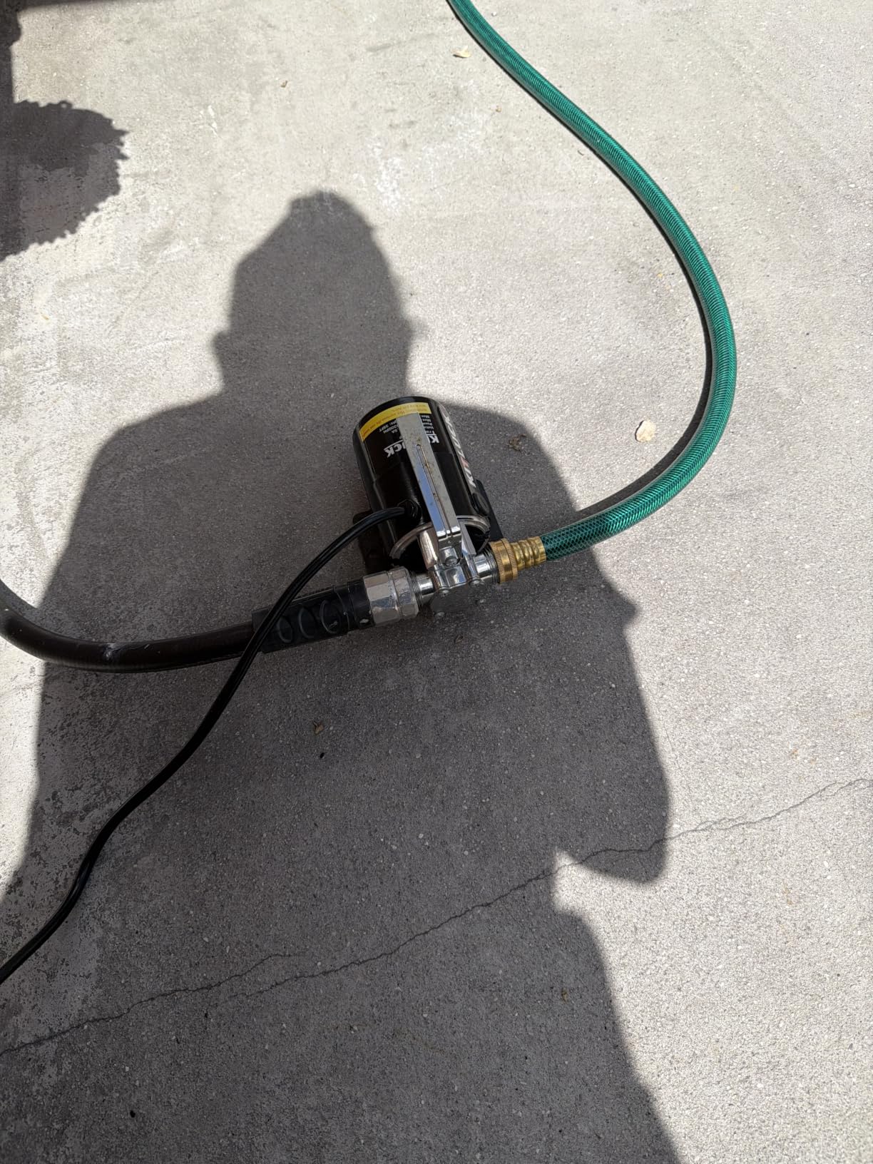 Water Transfer Pump, 115V 1/10HP 330GPH Utility Water Pump Electric With 6ft Suction Hose Kit, Portable Small Water Pump For Pool Draining, Removing Water From Rain Barrel, Aquariums, etc. customer photo 1
