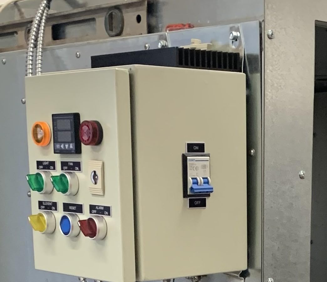 Powder Coating Oven Controller Kit w/Light & Fan Control, 240V 30A 7200W (KIT-PCO204) (DIY Kit + Wiring Kit) customer photo 1