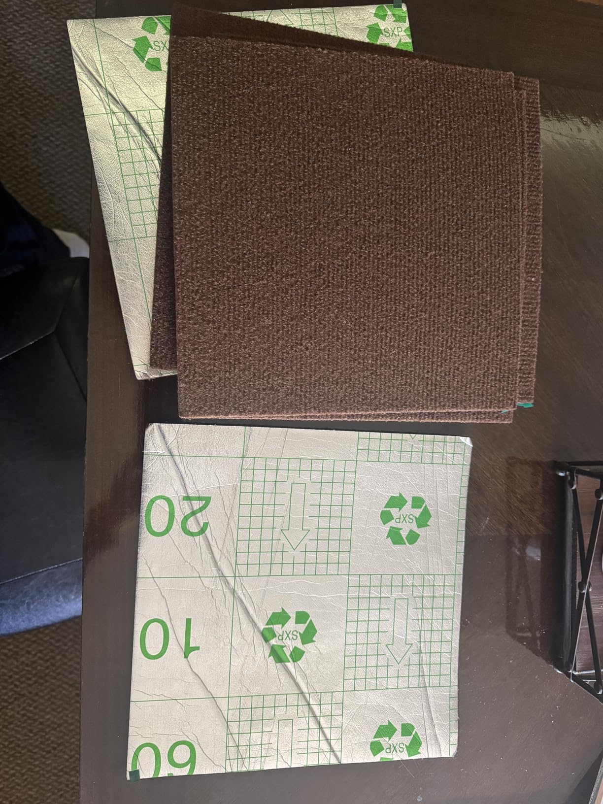 CUCOS Carpet Tiles Peel and Stick, Squares Carpet Floor Tile 12