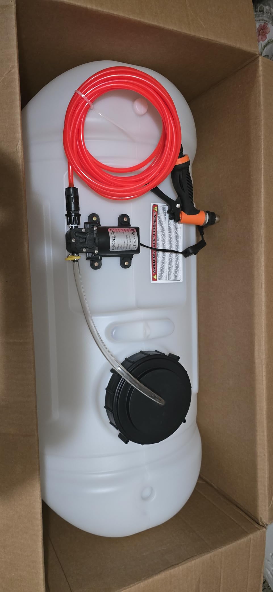 Valley Industries T-015-WWNA-XL Sprayer Tank, 15 Gallon, White customer photo 1