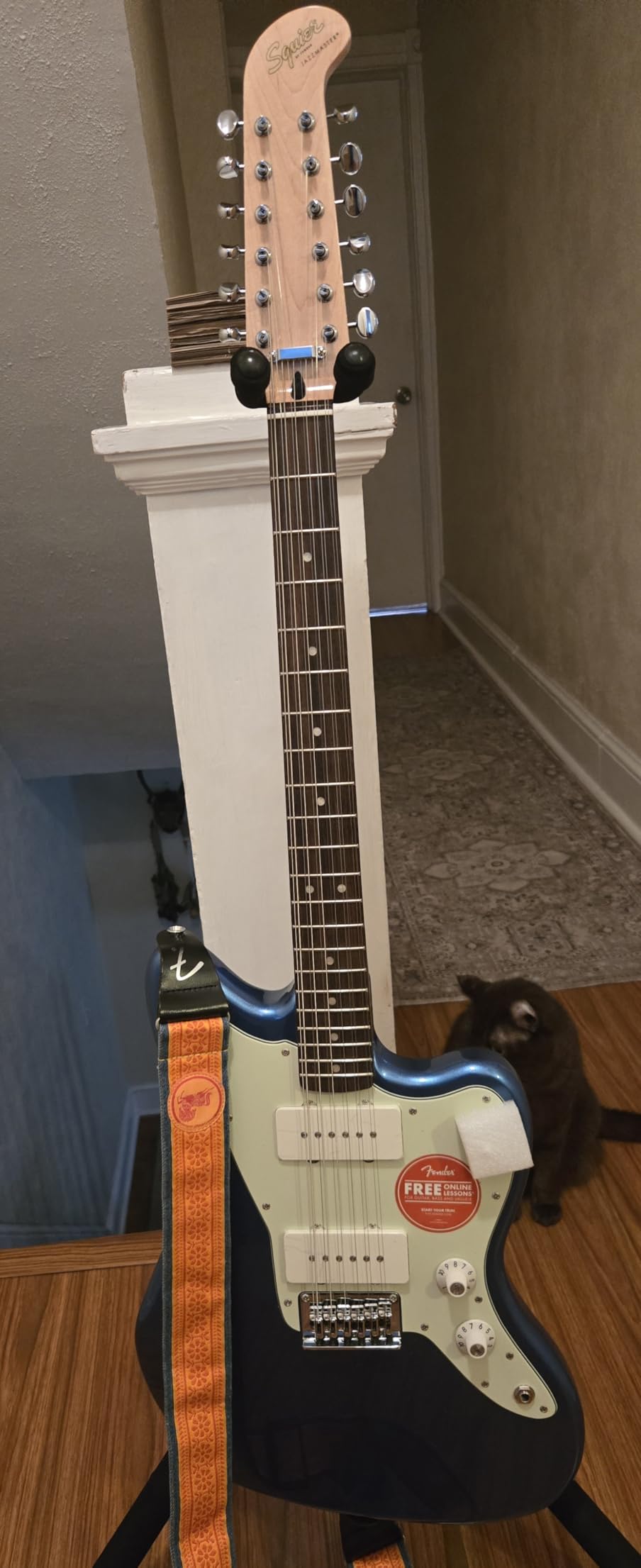 Fender Paranormal Jazzmaster XII, Laurel Fingerboard, Mint Pickguard, Lake Placid Blue customer photo 1