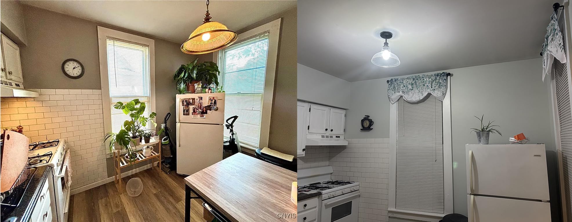 Zlepmlla Modern Flush Mount Ceiling Light Fixture, Brushed Nickel Finished with Clear Glass Shade, Farmhouse Light Fixture for Kitchen Island Entryway Porch Foyer Dining Room (Bulb NOT Included) customer photo 2
