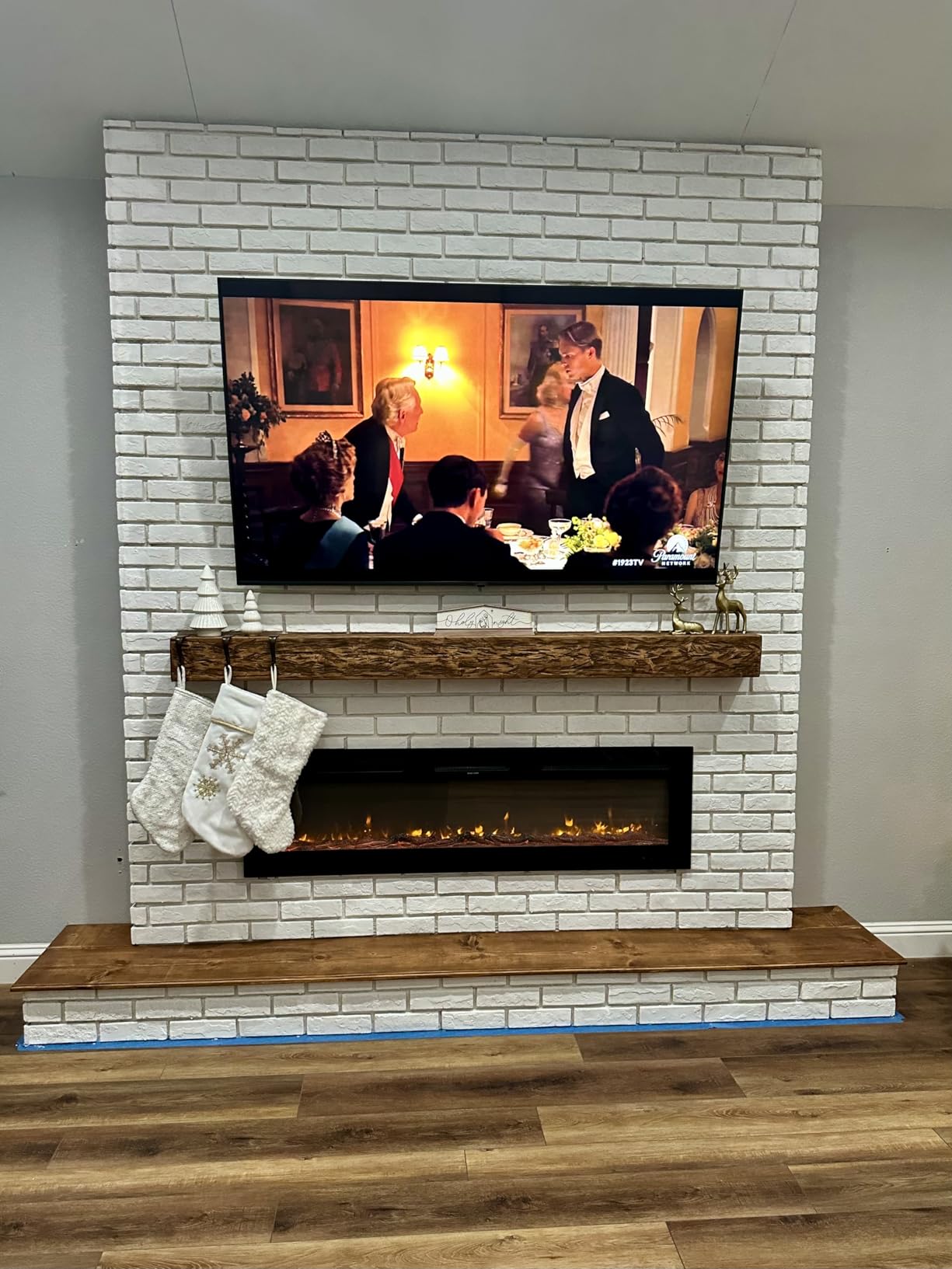 40 Pcs White Thin Brick Veneers, 2.4
